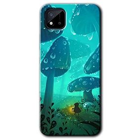 Realme C11 Silhoutte Dropss Baskılı Uyumlu Silikon Kılıf