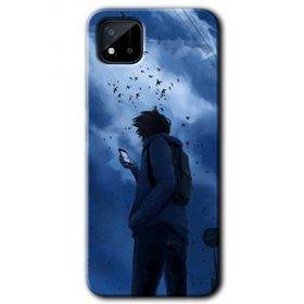 Realme C11 Sonbahar Yalnızlığı Baskılı Uyumlu Silikon Kılıf
