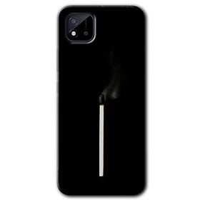 Realme C11 Sönmüş Kibrit Baskılı Uyumlu Silikon Kılıf