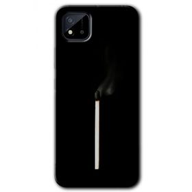 Realme C11 Sönmüş Kibrit Baskılı Uyumlu Silikon Kılıf