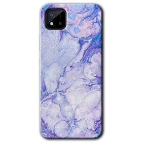 Realme C11 Spots Lilac Baskılı Uyumlu Silikon Kılıf