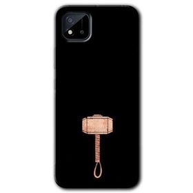 Realme C11 Thor Çekiç Baskılı Uyumlu Silikon Kılıf