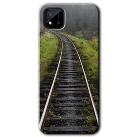 Realme C11 Tren Yolu Baskılı Uyumlu Silikon Kılıf