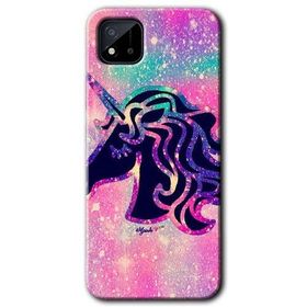 Realme C11 Unicorn Kristal Baskılı Uyumlu Silikon Kılıf