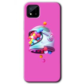 Realme C11 Uzay Başlığı Baskılı Uyumlu Silikon Kılıf