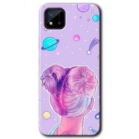 Realme C11 Uzaylı Kız Baskılı Uyumlu Silikon Kılıf
