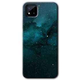 Realme C11 Yıldızlararası Baskılı Uyumlu Silikon Kılıf