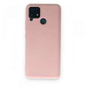 Realme C15 Nano İçi Kadife Silikon Pudra Kılıf