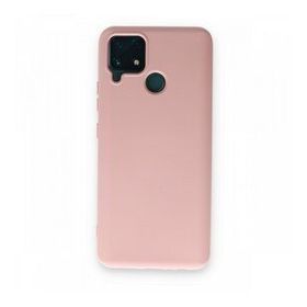 Realme C15 Nano İçi Kadife Silikon Pudra Kılıf