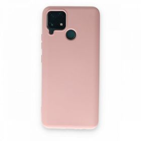Realme C15 Nano İçi Kadife Silikon Pudra Kılıf