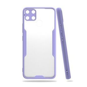Realme C15 Platin Silikon Lila Kılıf