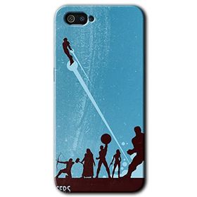 Realme C2 Avengers Team Baskılı Uyumlu Silikon Kılıf