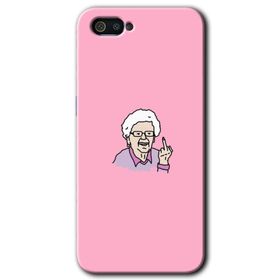 Realme C2 Bad Grandmother Baskılı Uyumlu Silikon Kılıf