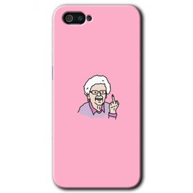 Realme C2 Bad Grandmother Baskılı Uyumlu Silikon Kılıf