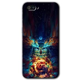 Realme C2 Ballı Baykuş Baskılı Uyumlu Silikon Kılıf