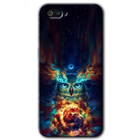 Realme C2 Ballı Baykuş Baskılı Uyumlu Silikon Kılıf