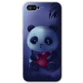 Realme C2 Bebek Panda Baskılı Uyumlu Silikon Kılıf