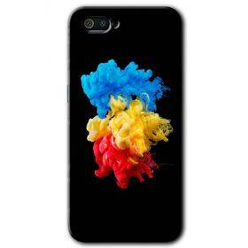 Realme C2 Black 1 Baskılı Uyumlu Silikon Kılıf