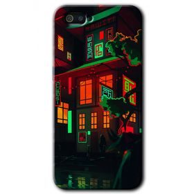 Realme C2 China Street Baskılı Uyumlu Silikon Kılıf
