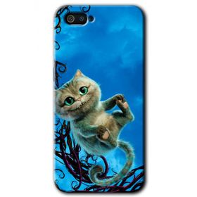Realme C2 Çılgın Kedi Baskılı Uyumlu Silikon Kılıf