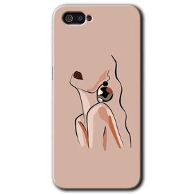 Realme C2 Çizim Silüet Baskılı Uyumlu Silikon Kılıf