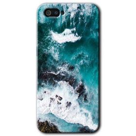 Realme C2 Deniz Kıyısı Baskılı Uyumlu Silikon Kılıf