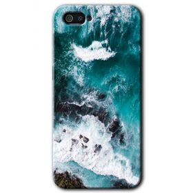 Realme C2 Deniz Kıyısı Baskılı Uyumlu Silikon Kılıf