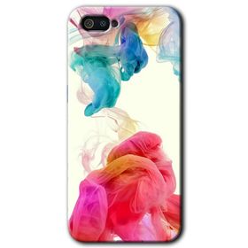 Realme C2 Gökkuşağı Color Baskılı Uyumlu Silikon Kılıf