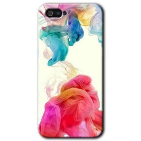 Realme C2 Gökkuşağı Color Baskılı Uyumlu Silikon Kılıf