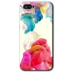 Realme C2 Gökkuşağı Color Baskılı Uyumlu Silikon Kılıf
