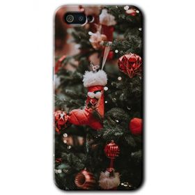 Realme C2 Happy New Year Baskılı Uyumlu Silikon Kılıf