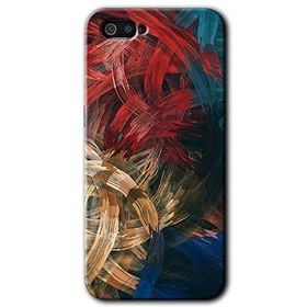 Realme C2 Karma Boyalar Baskılı Uyumlu Silikon Kılıf
