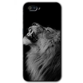 Realme C2 Lion Baskılı Uyumlu Silikon Kılıf