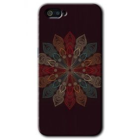 Realme C2 Mandala Flower Wal Baskılı Uyumlu Silikon Kılıf