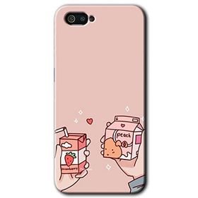 Realme C2 Meyveli Süt Baskılı Uyumlu Silikon Kılıf