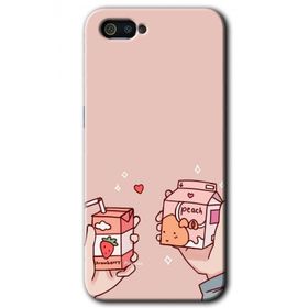 Realme C2 Meyveli Süt Baskılı Uyumlu Silikon Kılıf