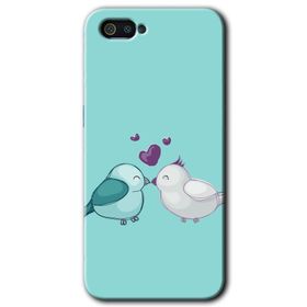 Realme C2 Mutlu Kuşlar Baskılı Uyumlu Silikon Kılıf