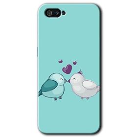 Realme C2 Mutlu Kuşlar Baskılı Uyumlu Silikon Kılıf