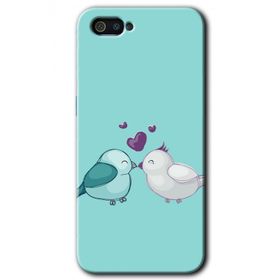 Realme C2 Mutlu Kuşlar Baskılı Uyumlu Silikon Kılıf