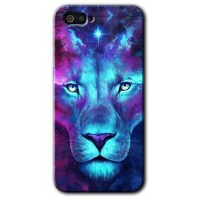 Realme C2 Neon Lion Baskılı Uyumlu Silikon Kılıf