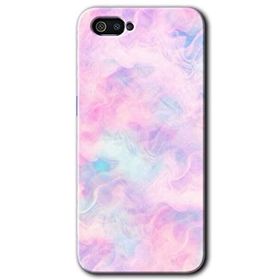 Realme C2 Pembe Duman Baskılı Uyumlu Silikon Kılıf