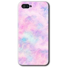 Realme C2 Pembe Duman Baskılı Uyumlu Silikon Kılıf