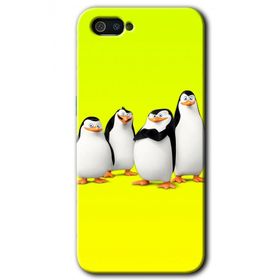 Realme C2 Penguenler Baskılı Uyumlu Silikon Kılıf
