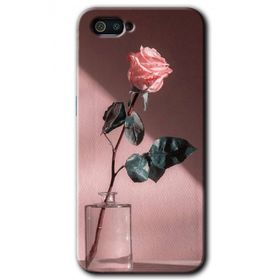 Realme C2 Retro Gül Baskılı Uyumlu Silikon Kılıf