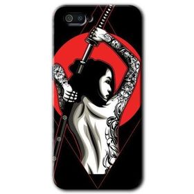 Realme C2 Samurai Girl Baskılı Uyumlu Silikon Kılıf