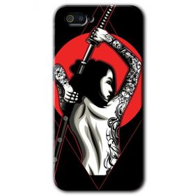 Realme C2 Samurai Girl Baskılı Uyumlu Silikon Kılıf