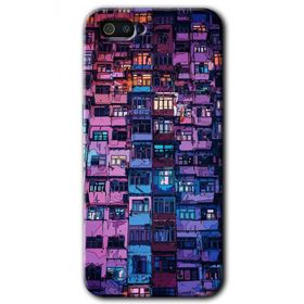 Realme C2 Şehir Görünümü Baskılı Uyumlu Silikon Kılıf