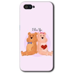 Realme C2 Sevgili Ayıcık Baskılı Uyumlu Silikon Kılıf