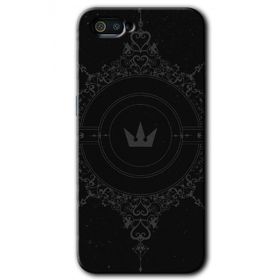 Realme C2 Siyah Mandala 1 Baskılı Uyumlu Silikon Kılıf
