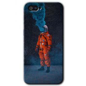 Realme C2 Smoke Astronot Baskılı Uyumlu Silikon Kılıf
